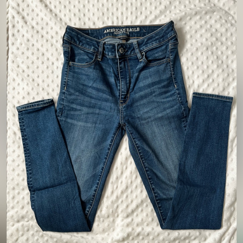 American Eagle Outfitters Dark Blue Skinny Jeans